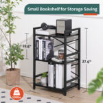 Industrial 3 Tier Shelf Bookcase - Chic Decora