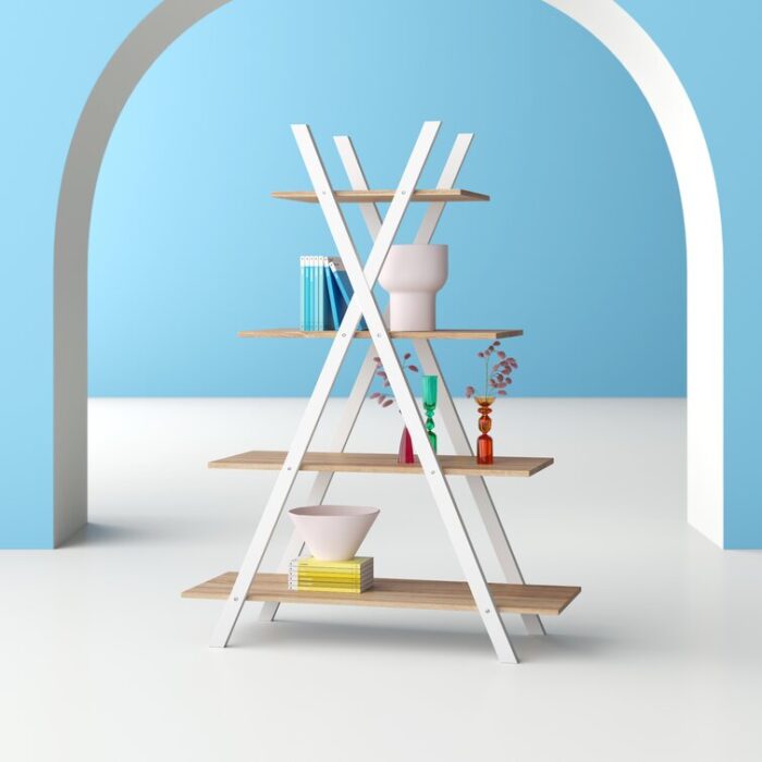 Ingifast Ladder Bookcase - Chic Decora