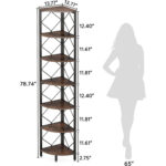 Jaleah Corner Bookcase - Chic Decora