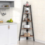 Jamelah Corner Bookcase - Chic Decora