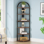 Jamul Corner Bookcase - Chic Decora