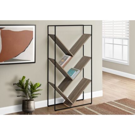 Jayland Geometric Bookcase - Chic Decora