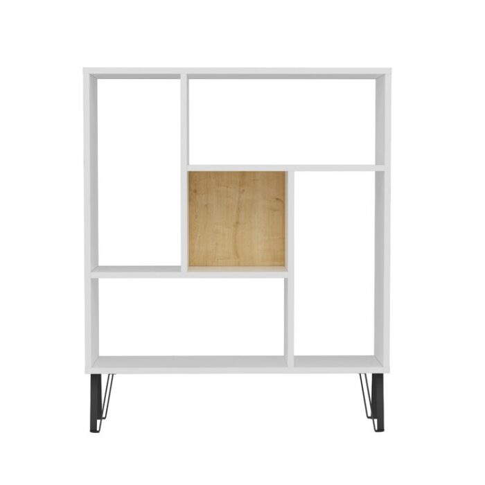 Jayvianna Geometric Bookcase - Chic Decora