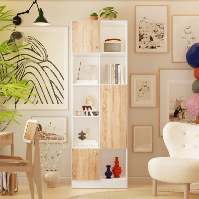 Jessico Storage Bookcase - Chic Decora