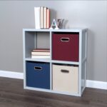 John Louis Home Solid Wood 4-Cube Organizer - Chic Decora