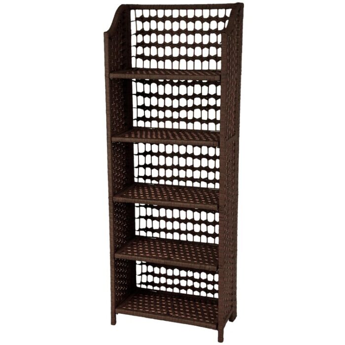 Johns 53″ H x 19.5″ W Natural Fiber Shelves - Chic Decora