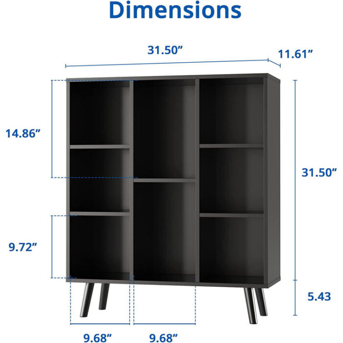 Johntavius Bookcase - Chic Decora