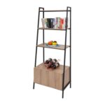 Jyelle Ladder Storage Bookcase - Chic Decora