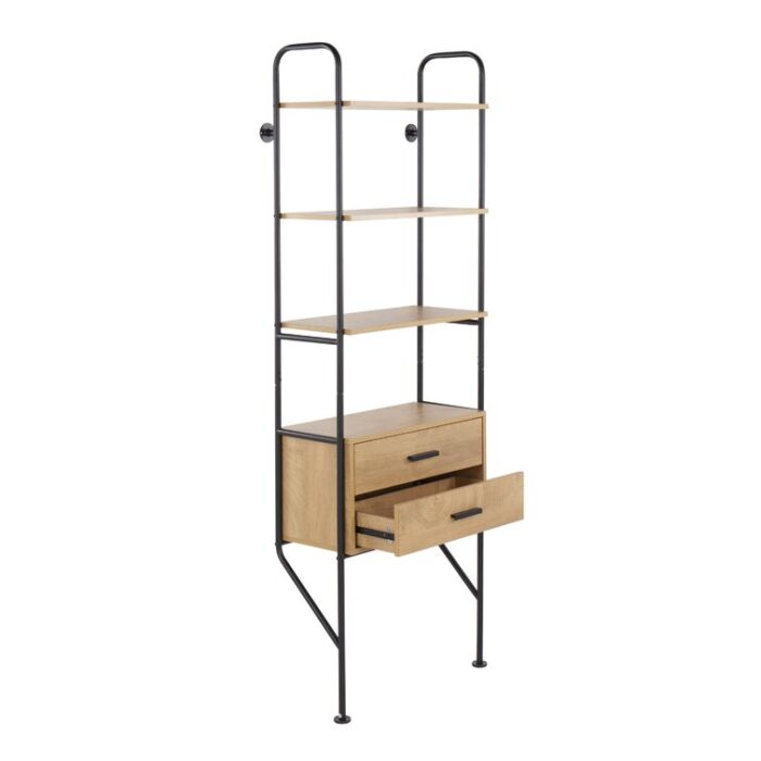 Kaed Storage Bookcase - Chic Decora