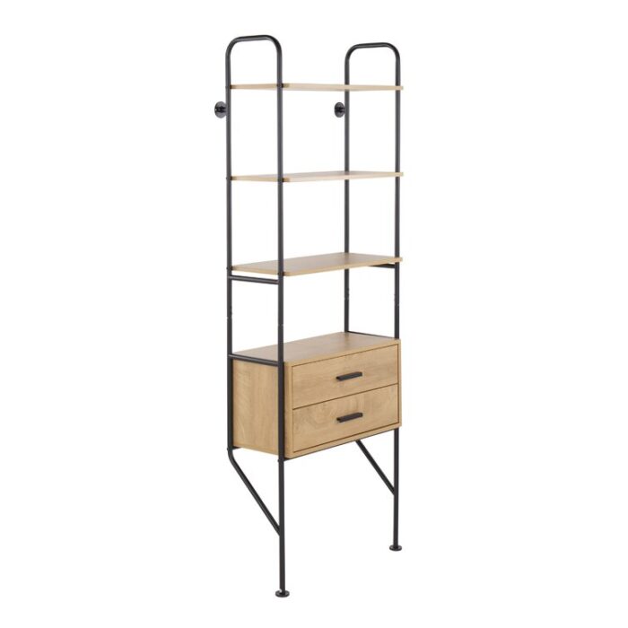 Kaed Storage Bookcase - Chic Decora