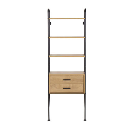 Poulsen Obrien 48″ H x 12.5″ W Ladder Bookcase - Chic Decora