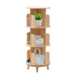 Kamaia 360Â° Rotating Bookshelf Bookcase Storage Shelf - Chic Decora