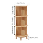 Kamaia 360Â° Rotating Bookshelf Bookcase Storage Shelf - Chic Decora