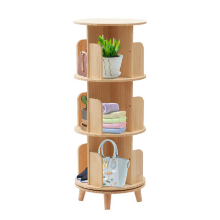 6 Tiers Narrow Corner Bookshelf, Cube Bookcase with Storage for Small Spaces, Home, Office - Chic Decora