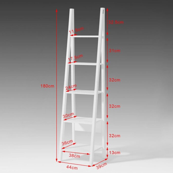 Katarra Ladder Bookcase - Chic Decora