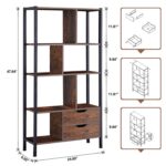 Katlain Geometric Storage Bookcase - Chic Decora