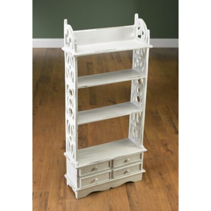 Unfinished Ladder Bookcase - Chic Decora