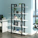 Kazys 71″H x 47″W Wood Etagere Bookcase - Chic Decora