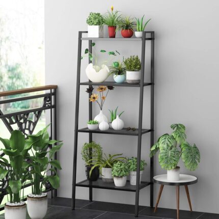 Kedeshia Ladder Bookcase - Chic Decora