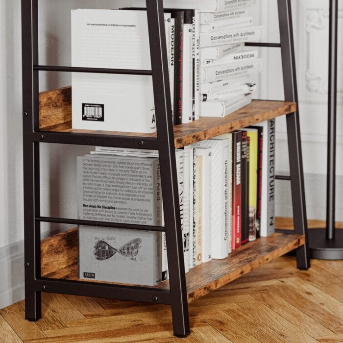 Keedy Ladder Bookcase - Chic Decora