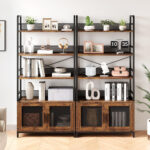 Kennethia Storage Bookcase - Chic Decora