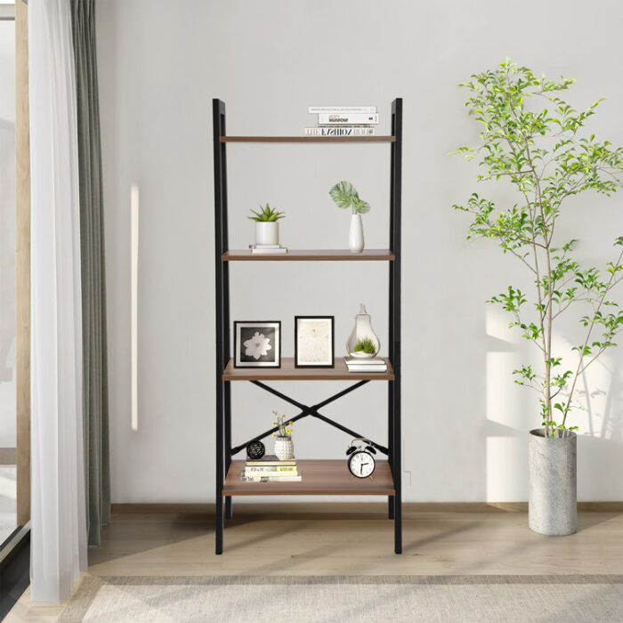 Khmbriel Ladder Bookcase - Chic Decora