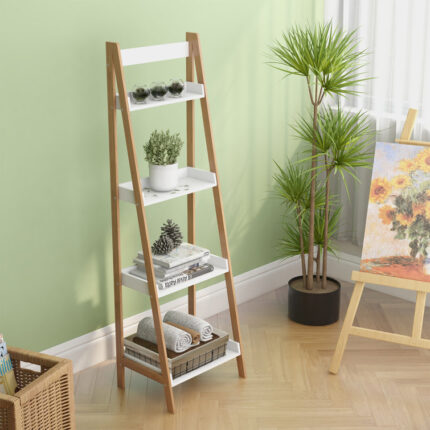 Kimara Ladder Bookcase - Chic Decora