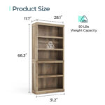 Kiwako Bookcase - Chic Decora