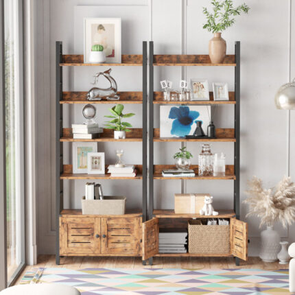 Kyesha Ladder Storage Bookcase - Chic Decora