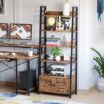 Kyesha Ladder Storage Bookcase - Chic Decora