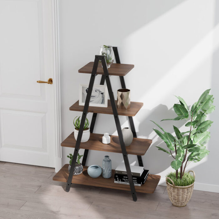 Ladder Bookcase - Chic Decora