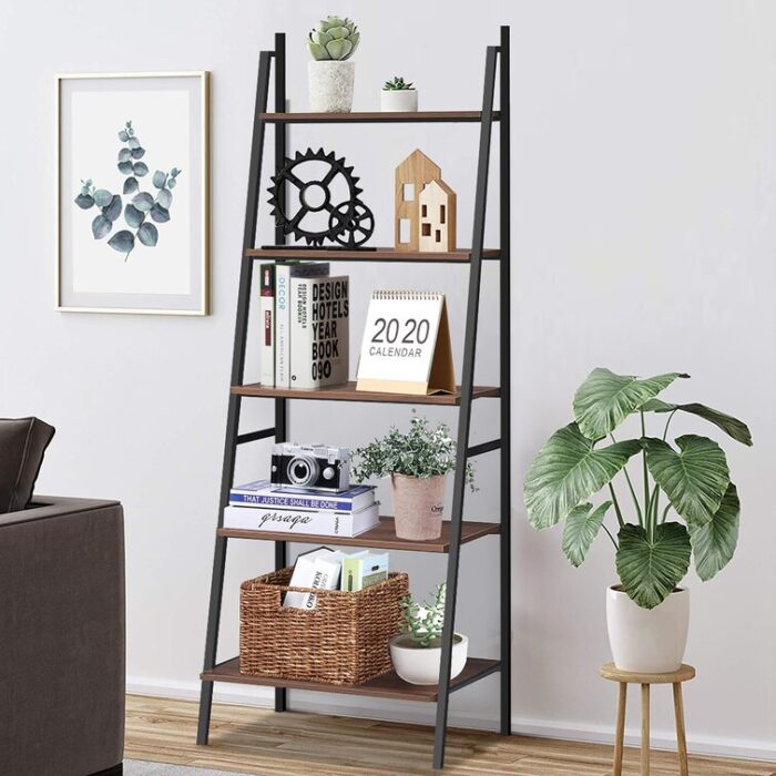 Ladder Bookcase - Chic Decora