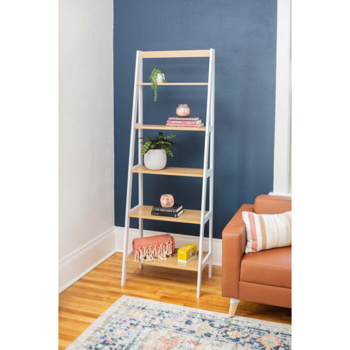 Ladder Bookcase - Chic Decora