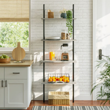 Johnnessa Ladder Bookcase - Chic Decora