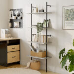 Ladder Bookcase - Chic Decora