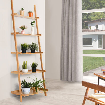 Ladder Bookcase - Chic Decora