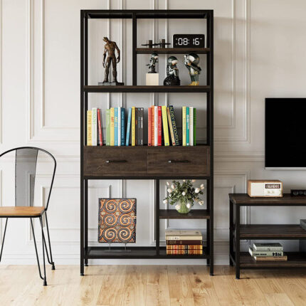 43.78” H X 43.78” W 9-Cube Bookcase - Chic Decora