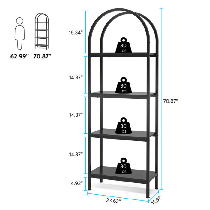 Laddie Bookcase - Chic Decora