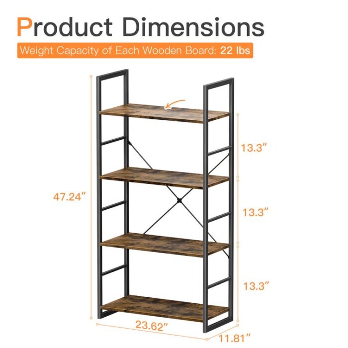 Landrienne Bookcase - Chic Decora