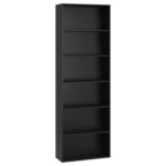 Langner 70.8″ H x 23.6″ W Standard Bookcase, 6-Tier Open Bookcase and Bookshelf - Chic Decora