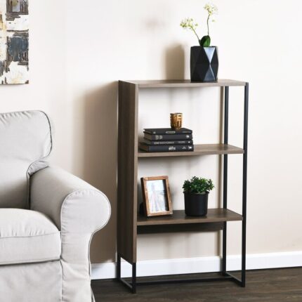 Alysta Shelving Unit Storage Bookcase - Chic Decora