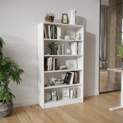 Beckett Corner Bookcase - Chic Decora