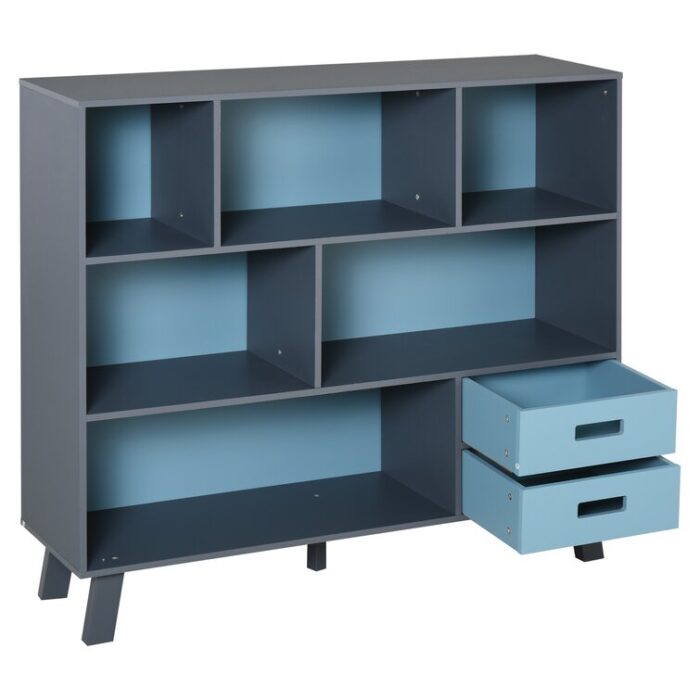 Laurencho Storage Bookcase - Chic Decora