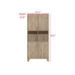 Laurentino Storage Bookcase - Chic Decora