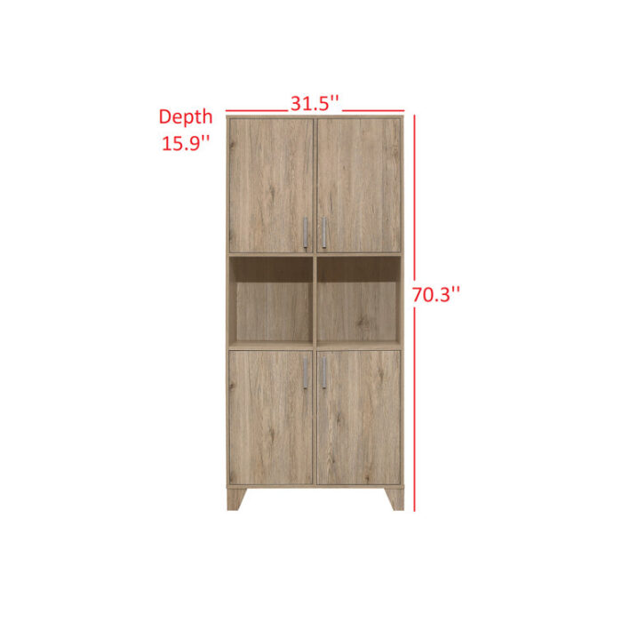 Laurentino Storage Bookcase - Chic Decora