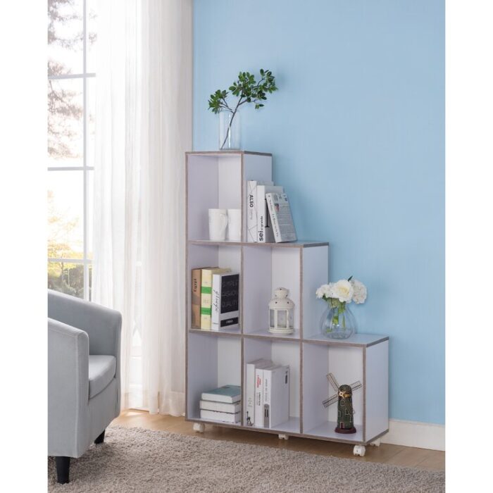 Lea Step Bookcase - Chic Decora