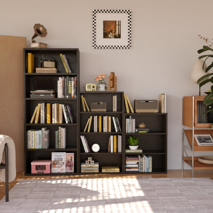 Leliete Bookcase - Chic Decora