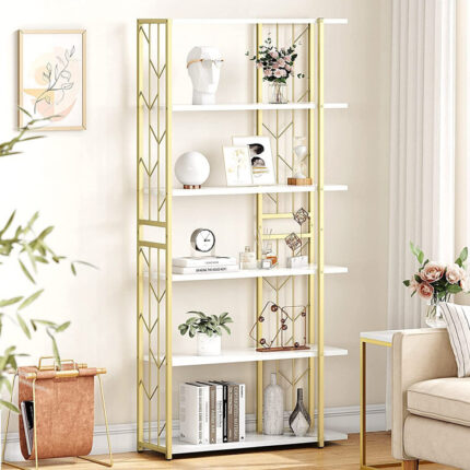 Alkesh Etagere Bookcase - Chic Decora