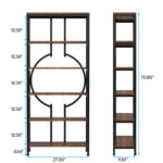 Linsly Etagere Bookcase - Chic Decora