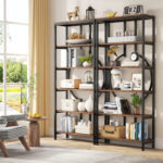 Linsly Etagere Bookcase - Chic Decora